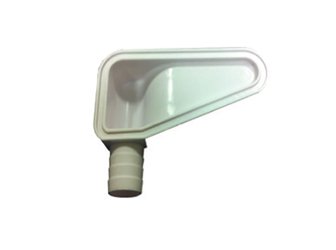 Porcelanosa Kitchen ABS Slotted overflow adapter: Accesorios de Superficie Sólida  